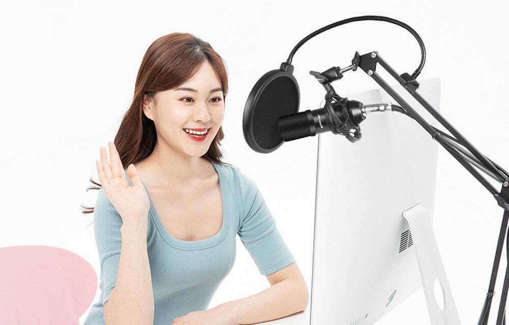 Kondensatormikrofon Puluz PU612B Studio Broadcast