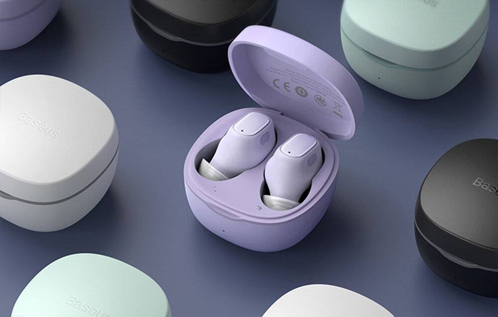 Drahtlose Kopfhörer Baseus Bowie WM01(Lila)