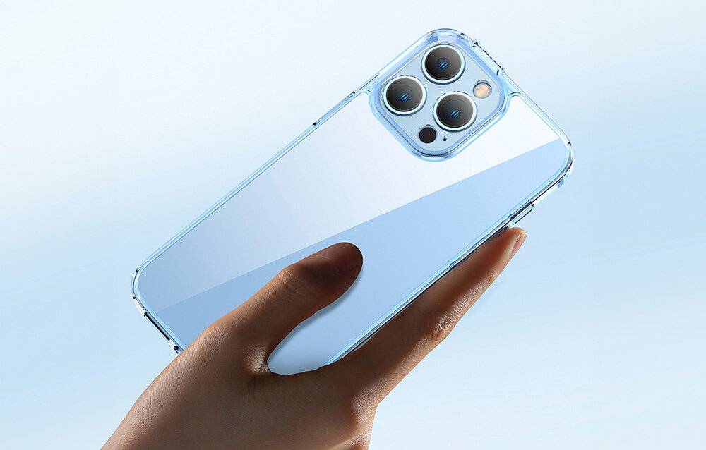 Baseus SuperCeramic Transparentes Glas Etui und gehärtetes Glas Set für iPhone 14 Plus