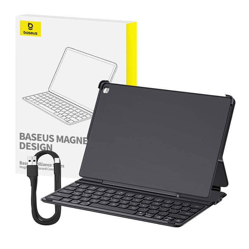 Magnetisches Tastaturgehäuse Baseus Brilliance fürPad 10.2" (schwarz)