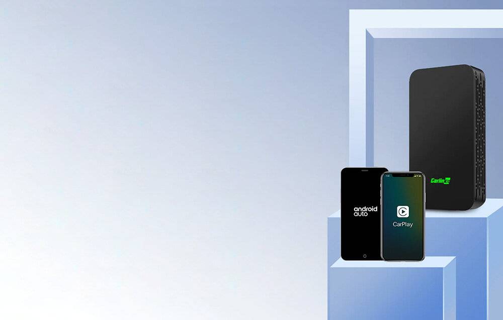 Carlinkit 2AIR Funkadapter Apple Carplay/Android Auto (schwarz)
