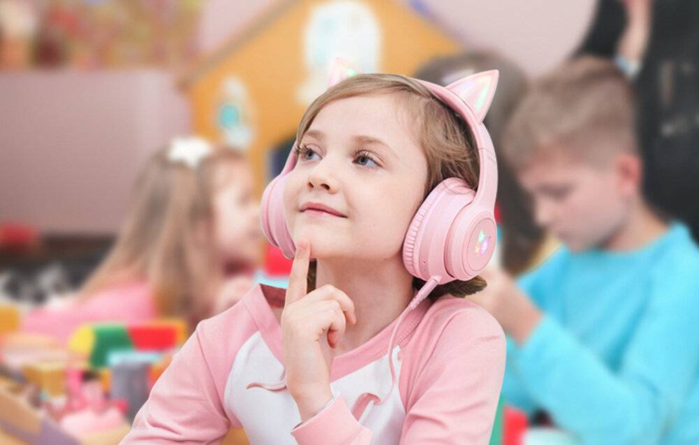 Gaming-Kopfhörer ONIKUMA B90 Rosa