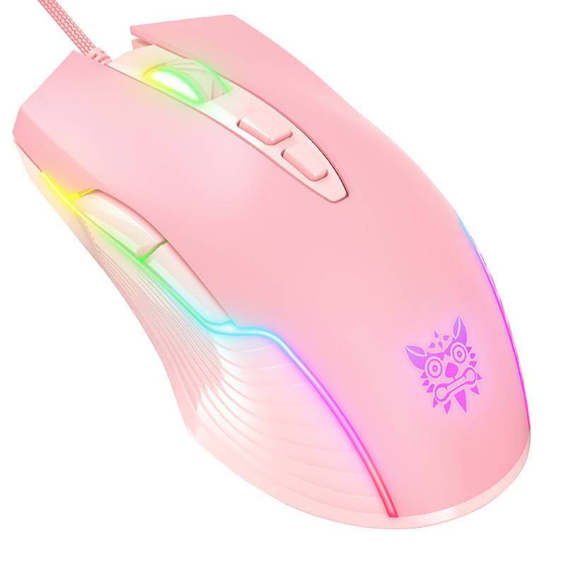 Gaming-Maus ONIKUMA CW905 rosa