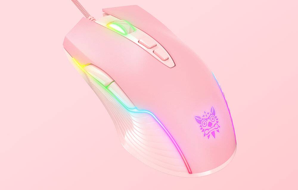 Gaming-Maus ONIKUMA CW905 rosa