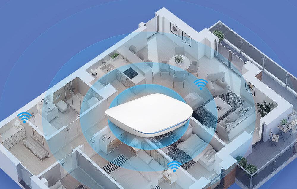 Avatto Gateway GW16-W-Blau ZigBee/Bluetooth Mesh (blau)