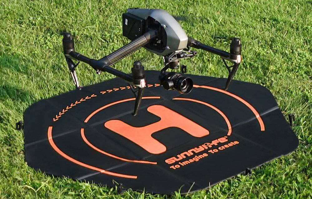 Landeplatz für Drohnen Sunnylife 110cm Sechseck - Doppelseitig (TJP10)