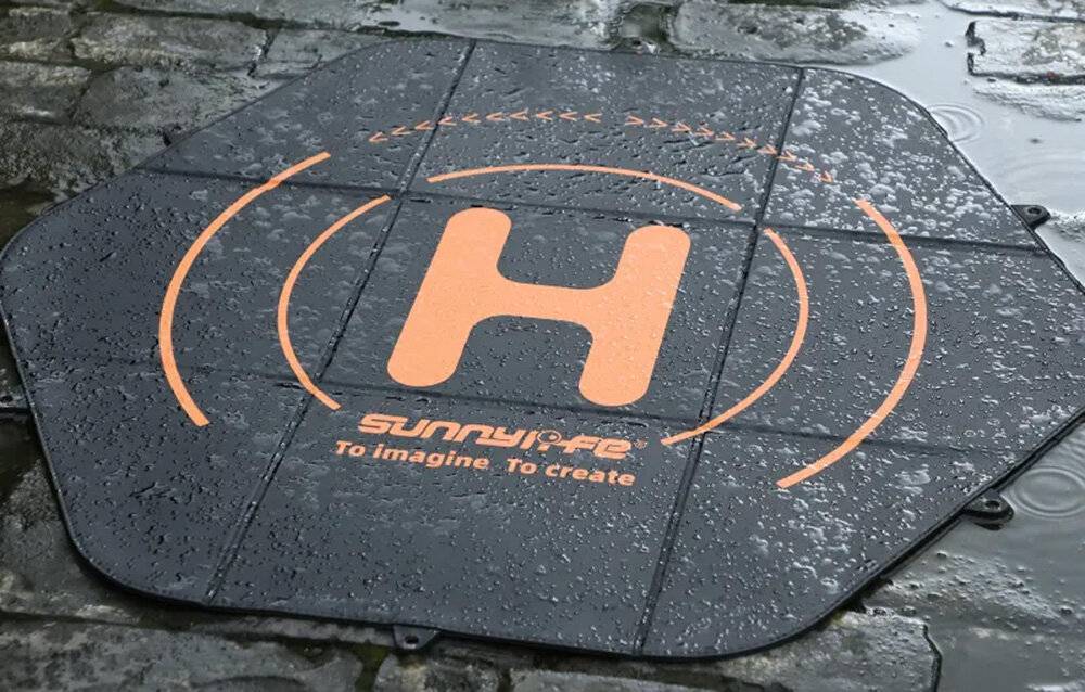 Landeplatz für Drohnen Sunnylife 80cm Sechseck - Doppelseitig (TJP11)