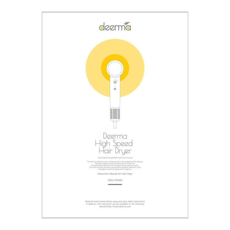 Haartrockner Deerma DEM-CF50W (rosa)