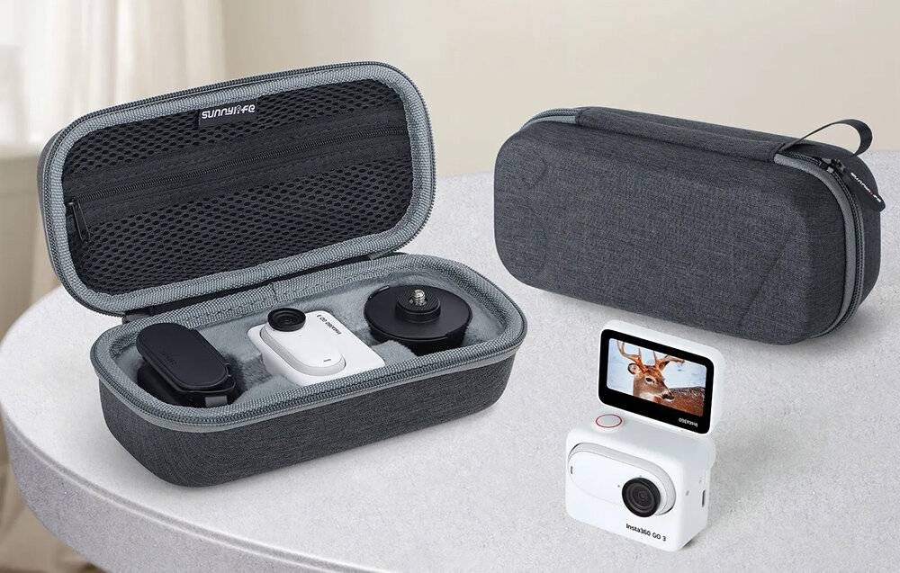 Sunnylife Tasche für Insta360 G0 3 / GO 3S Kamera
