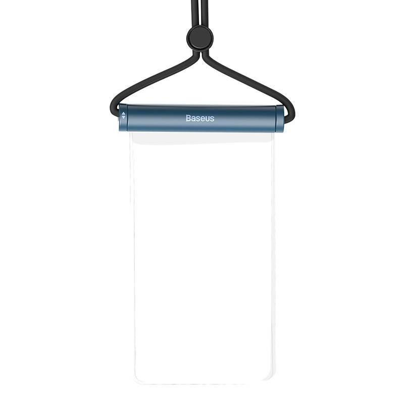 Wasserdichte Handytasche Baseus AquaGlide mit zylindrischem Schiebeverschluss (blau)