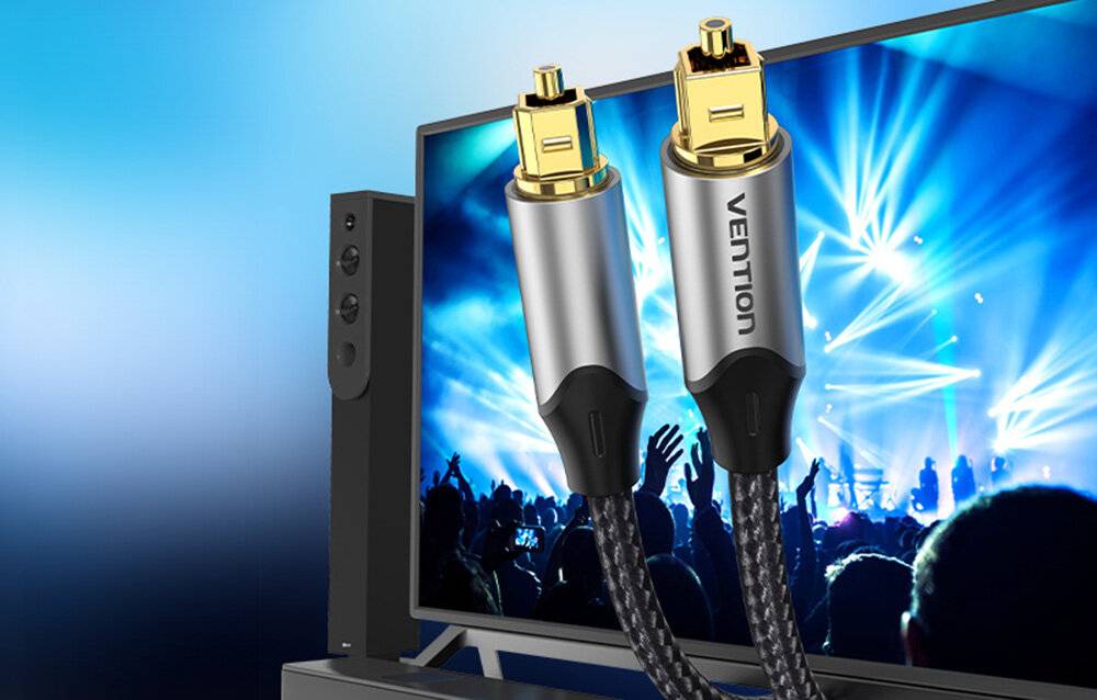 Optisches Audiokabel Vention BAVHL 10m (Schwarz)