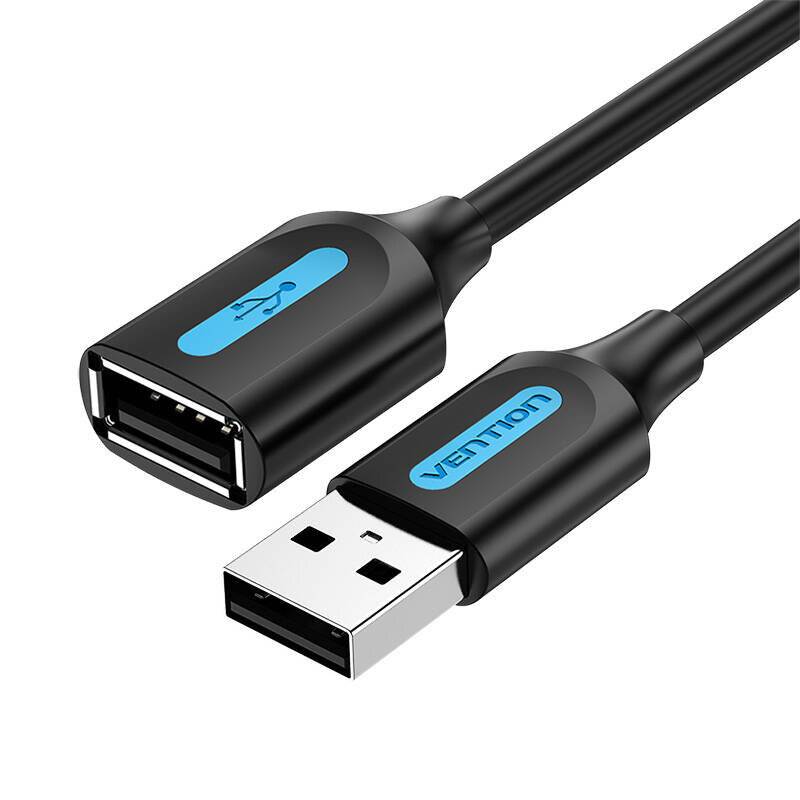 Verlängerungskabel USB 2.0 Stecker zu Buchse Vention CBIBJ 5m Schwarz