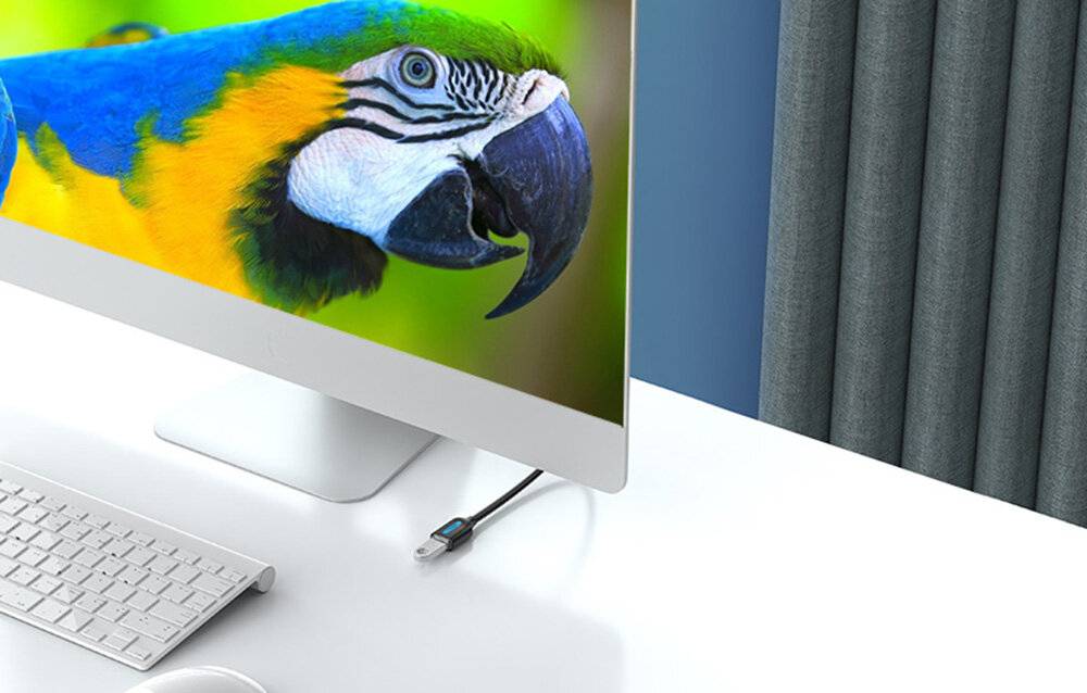 Verlängerungskabel USB 3.0 Stecker auf Buchse Vention CBHBH 2m Schwarz