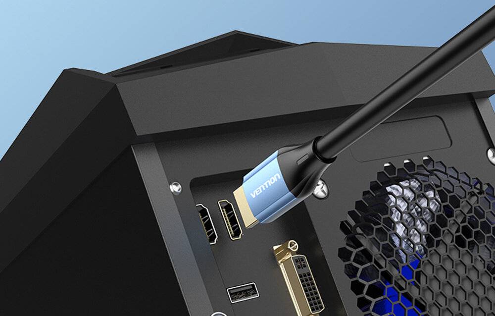 HDMI 2.0 Kabel Vention ALHSL, 10m, 4K 30Hz, 28 AWG (Blau)