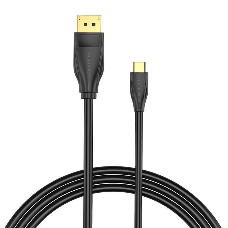 USB-C zu DisplayPort 1.4 Kabel Vention CGYBH, 2m, 8K 60Hz/4K 120Hz (schwarz)