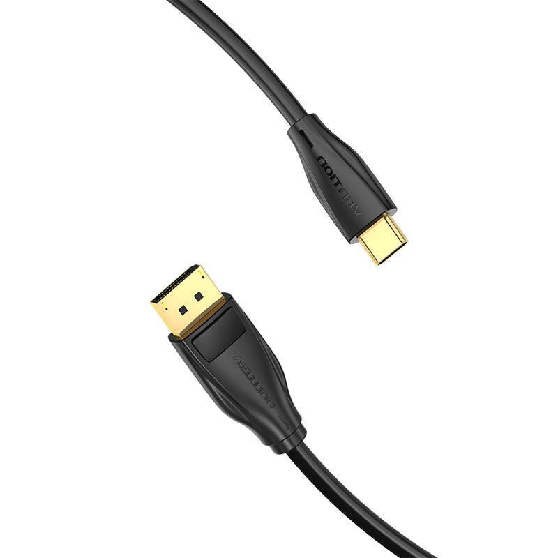 USB-C zu DisplayPort 1.4 Kabel Vention CGYBH, 2m, 8K 60Hz/4K 120Hz (schwarz)