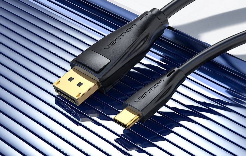 USB-C zu DisplayPort 1.4 Kabel Vention CGYBH, 2m, 8K 60Hz/4K 120Hz (schwarz)