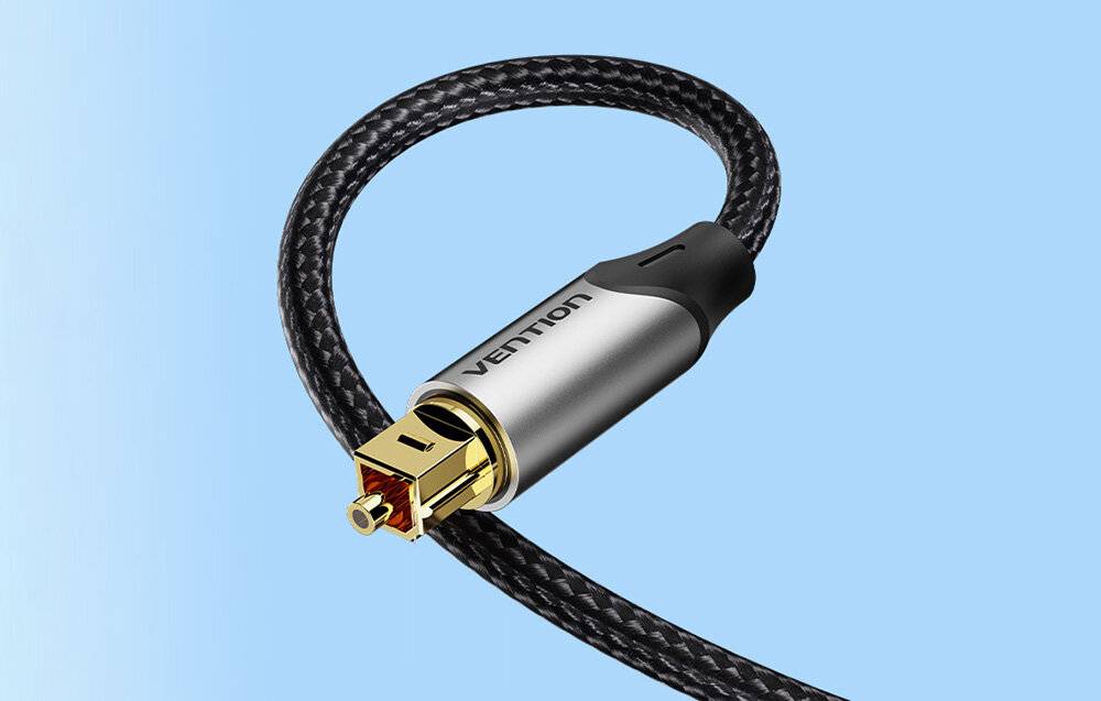 Kabel Audio Optisch Toslink Vention BAVHI 3m Grau