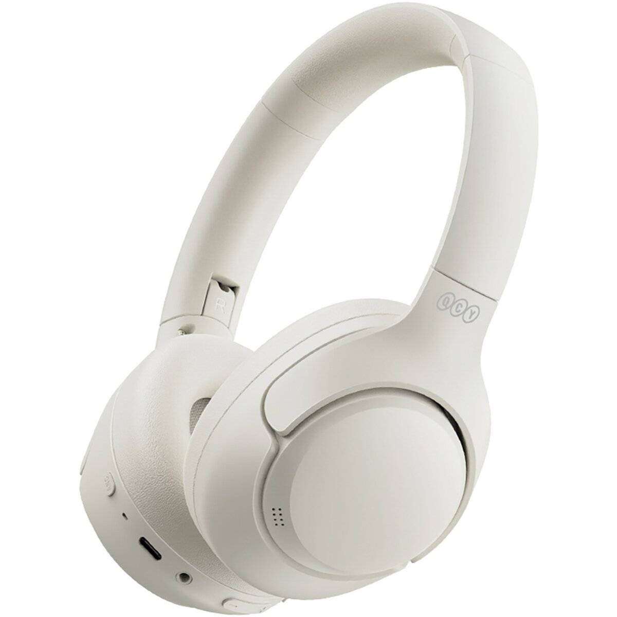 QCY H3 Over-Ear-Kopfhörer mit ANC, Bluetooth 5.4 und Hi-Res-Audio  Weiß