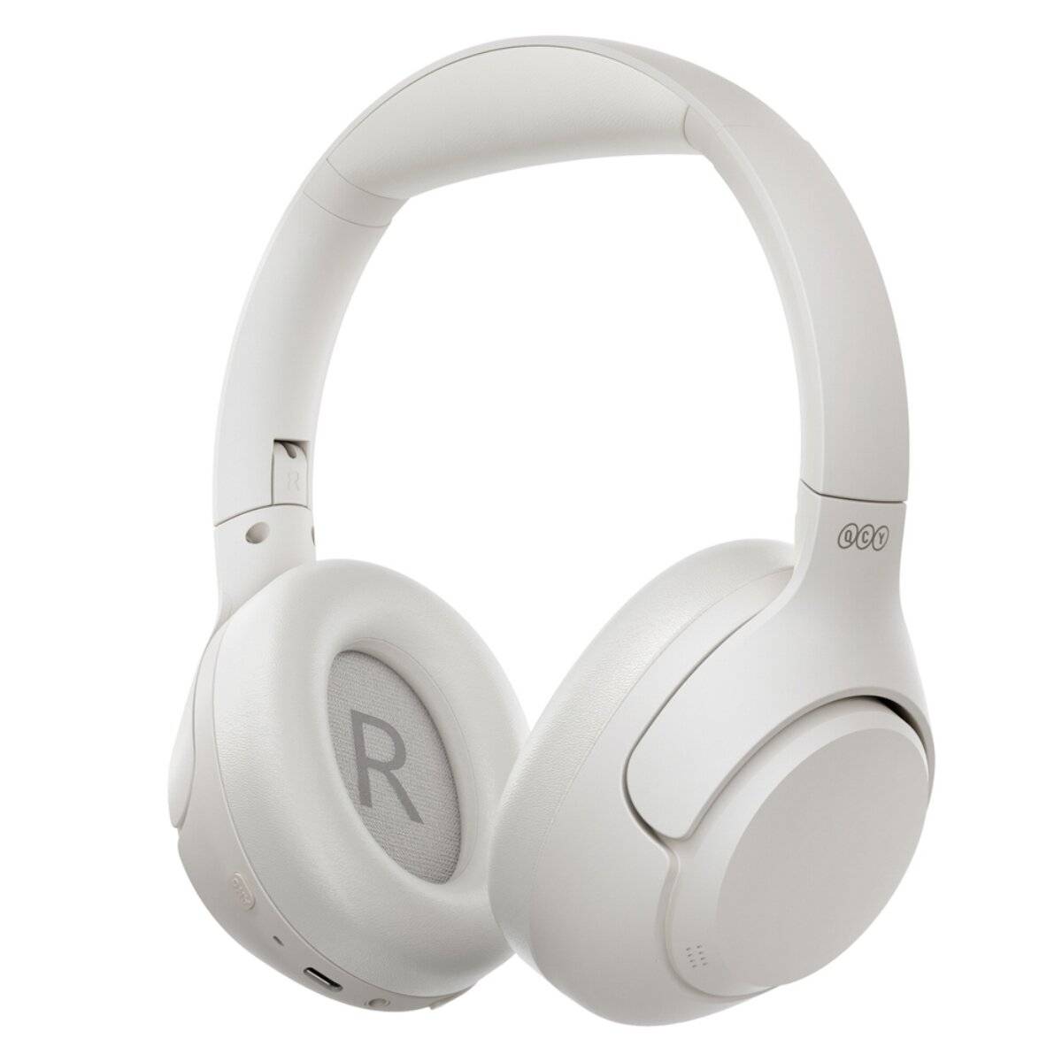 QCY H3 Over-Ear-Kopfhörer mit ANC, Bluetooth 5.4 und Hi-Res-Audio  Weiß