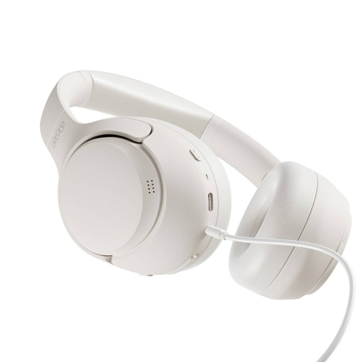 QCY H3 Over-Ear-Kopfhörer mit ANC, Bluetooth 5.4 und Hi-Res-Audio  Weiß