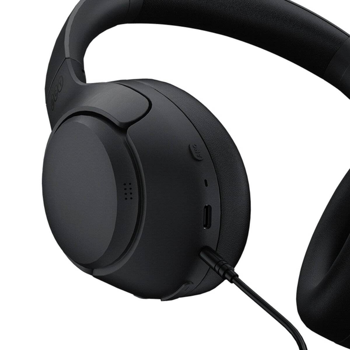 QCY H3 Over-Ear-Kopfhörer mit ANC, Bluetooth 5.4 und Hi-Res-Audio  Schwarz