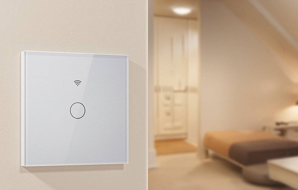 Smart Touch WiFi Lichtschalter Gosund SLS1 Single (optional N) Tuya