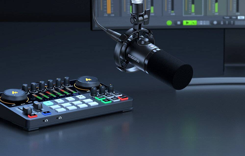 Dynamisches Mikrofon Maono PD200x (schwarz)