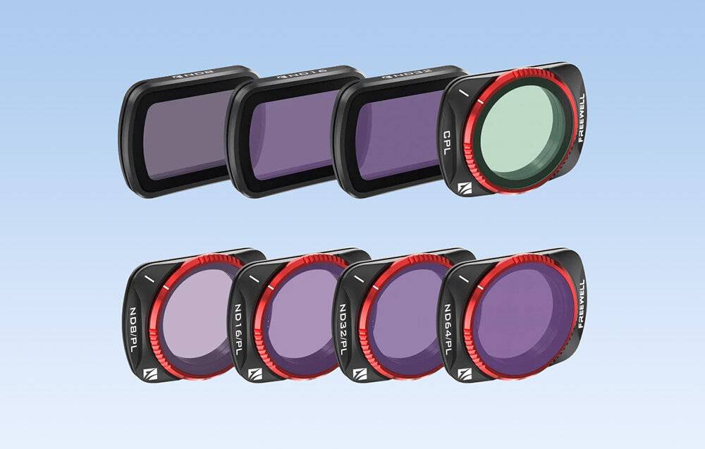 Satz von 8 Filtern Freewell DJI Osmo Pocket 3