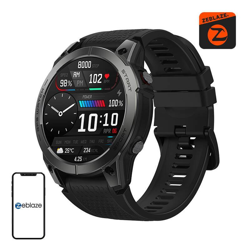 Smartwatch Zeblaze Stratos 3 (Schwarz)