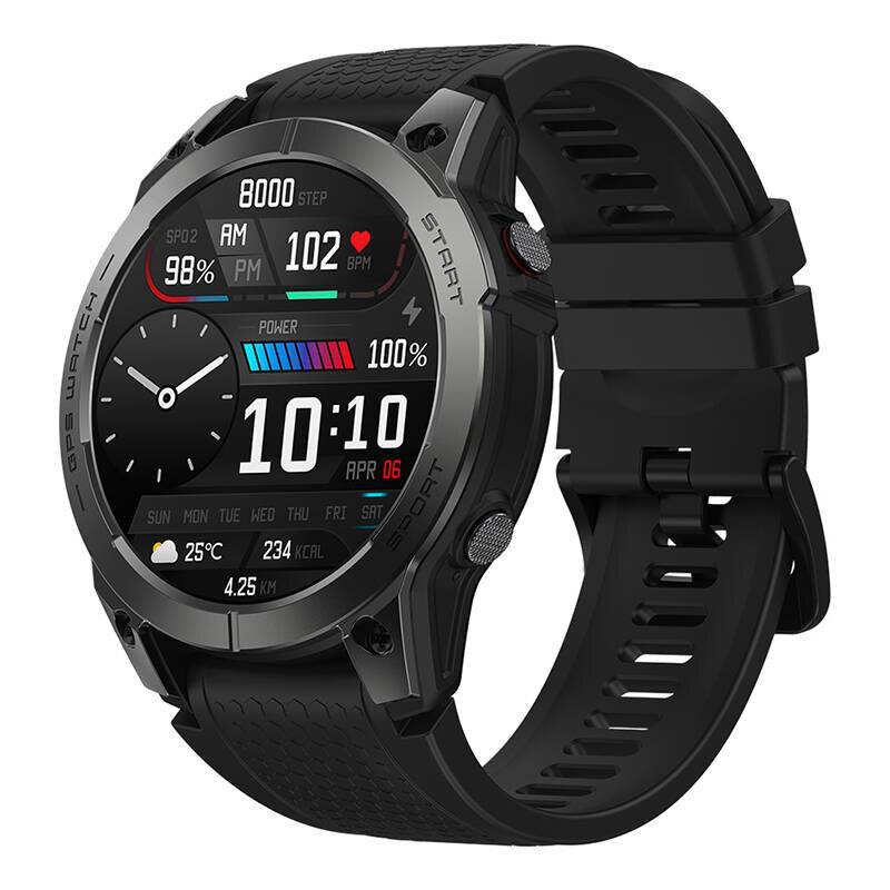 Smartwatch Zeblaze Stratos 3 (Schwarz)