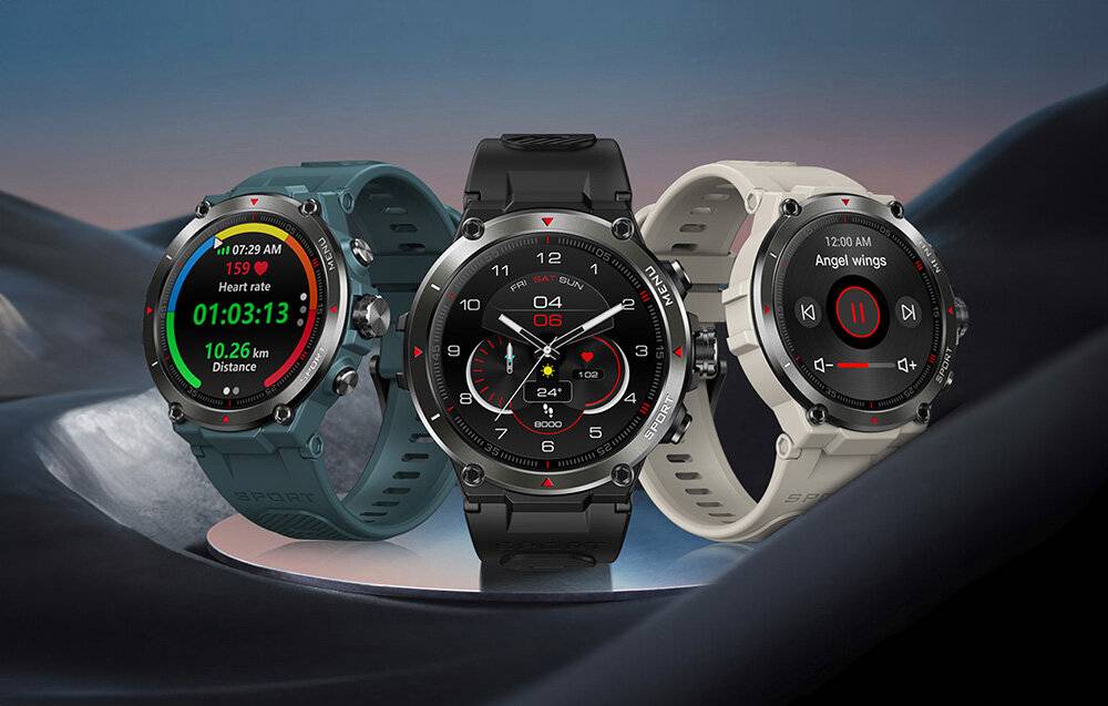 Smartwatch Zeblaze Stratos 2 (Schwarz)