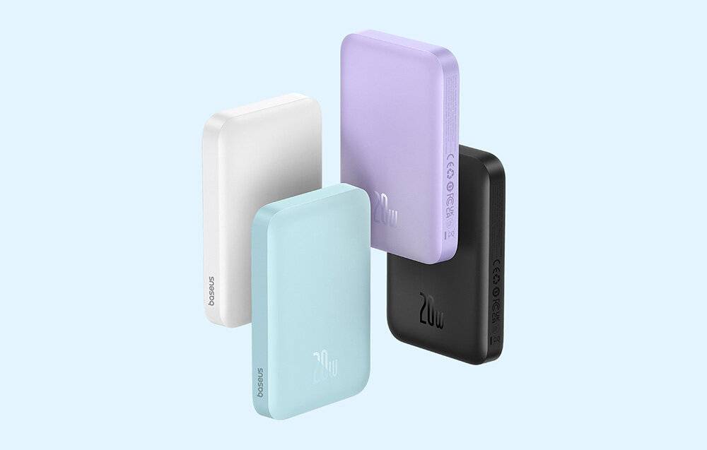 Mini Wireless PowerBank 20W Baseus (schwarz)