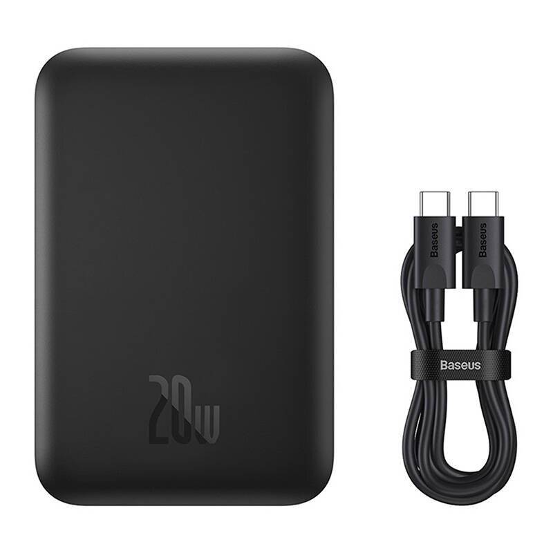 Mini Wireless PowerBank 20W Baseus (schwarz)