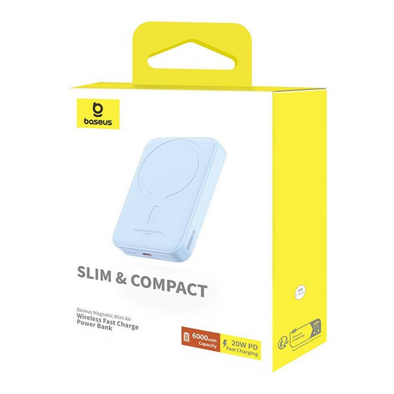 Powerbank mini Baseus 6000 mAh 20W (blau)