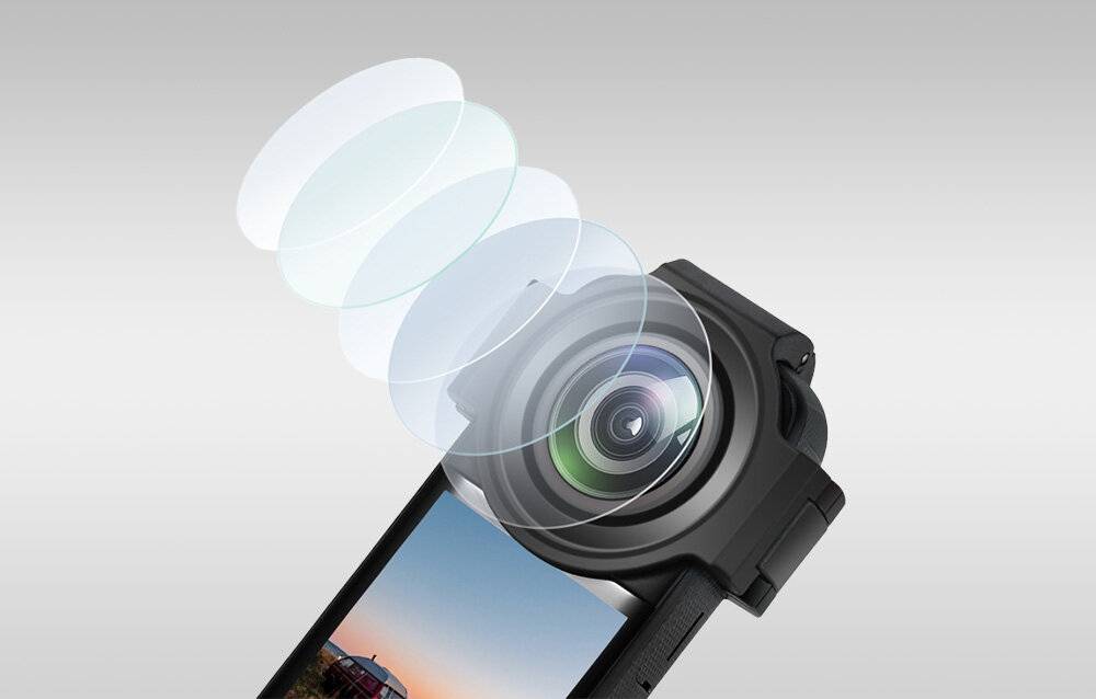 Optisches Glas Objektiv Schutzhülle PULUZ für Insta360 X3