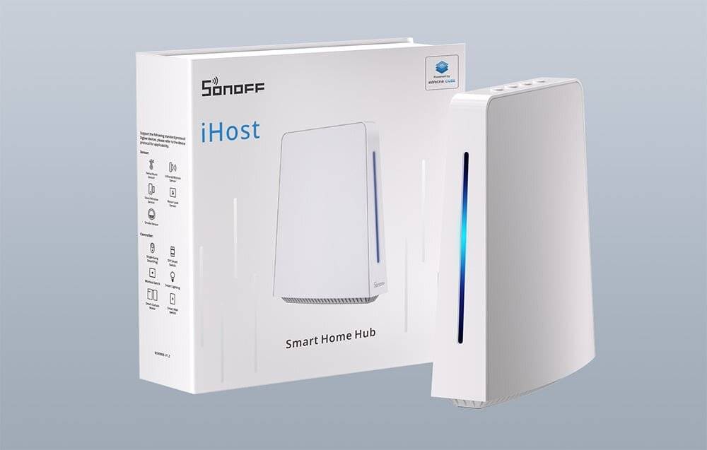 Bramka iHost Hub WiFi, ZigBee, Bluetooth, Matter SONOFF AIBridge-26, 4GB, LAN