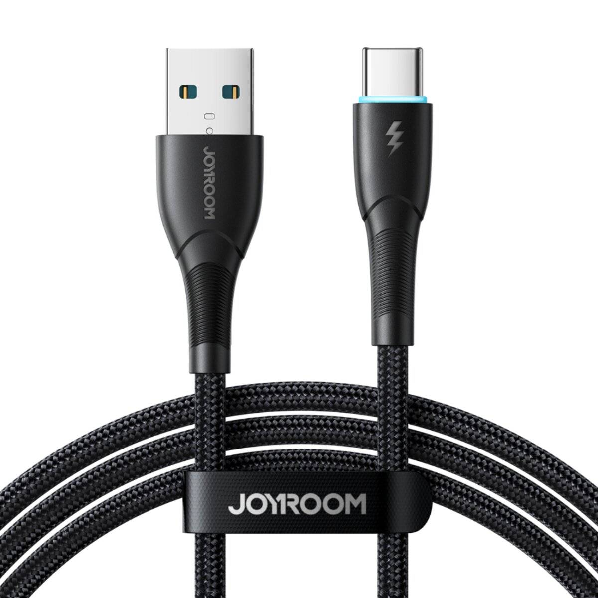 Joyroom SA32-AC3 Starry Series USB-A/USB-C Kabel 3A 1 m – Schwarz