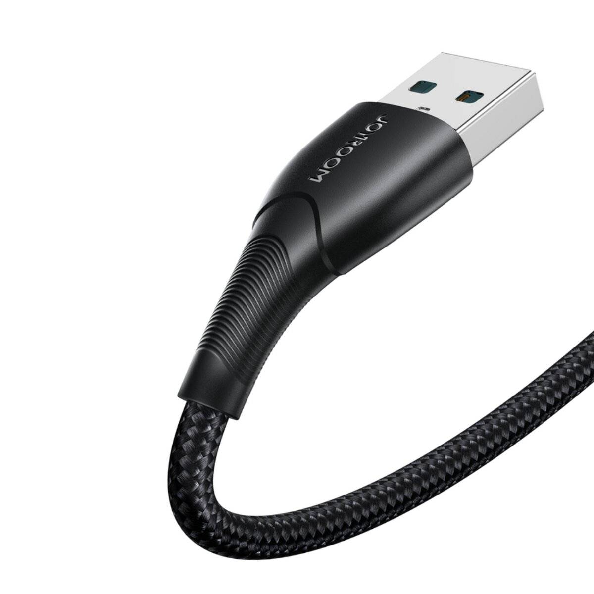 Joyroom SA32-AC3 Starry Series USB-A/USB-C Kabel 3A 1 m – Schwarz