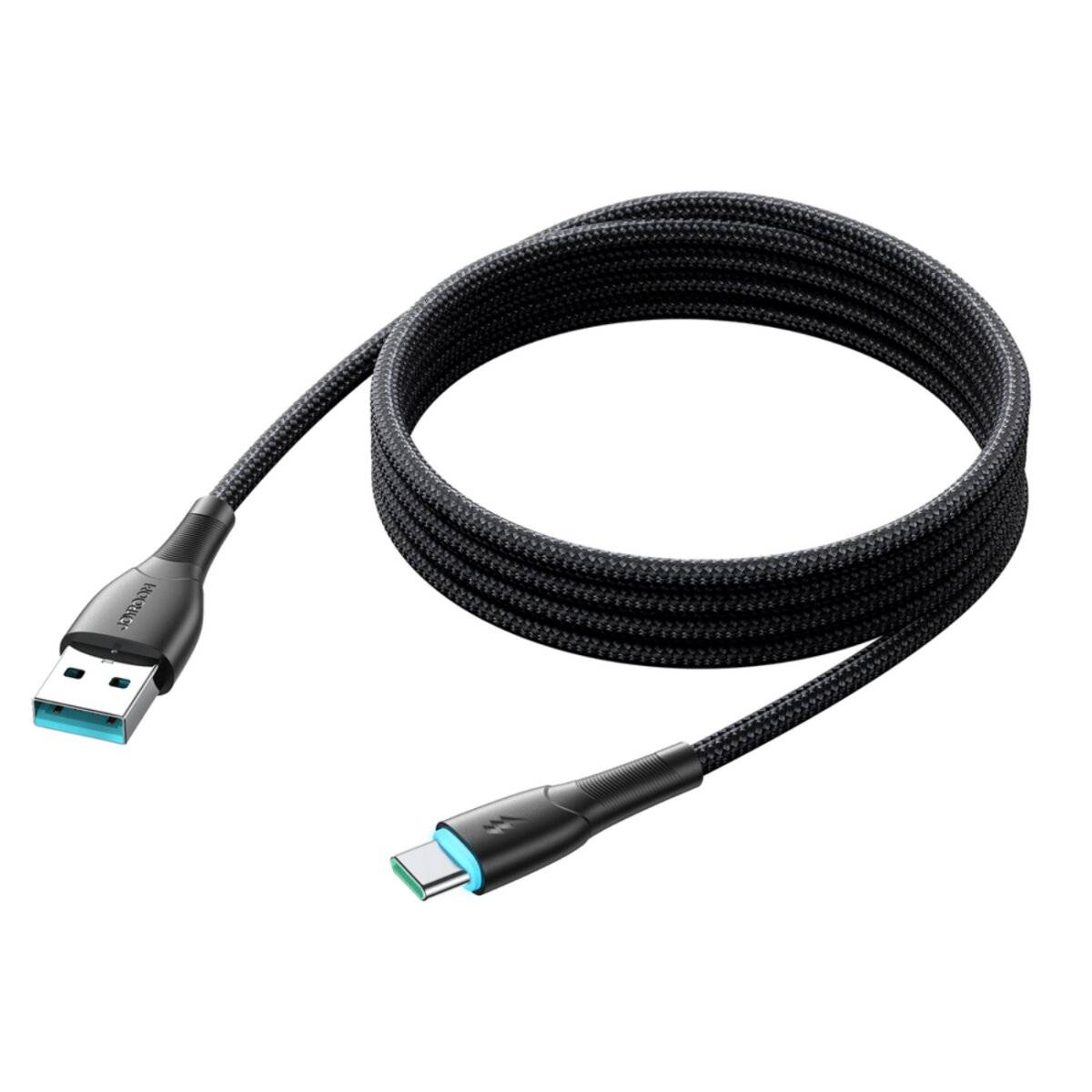 Joyroom SA32-AC3 Starry Series USB-A/USB-C Kabel 3A 1 m – Schwarz