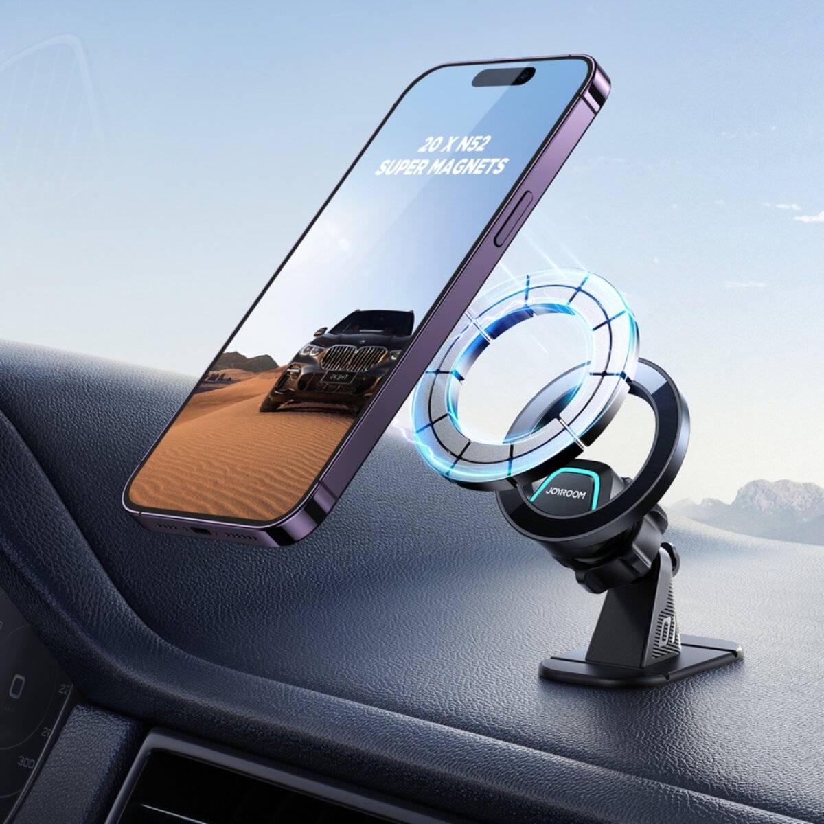 Joyroom JR-ZS376 Magnetische Autohalterung für Cockpit/Armaturenbrett – Schwarz