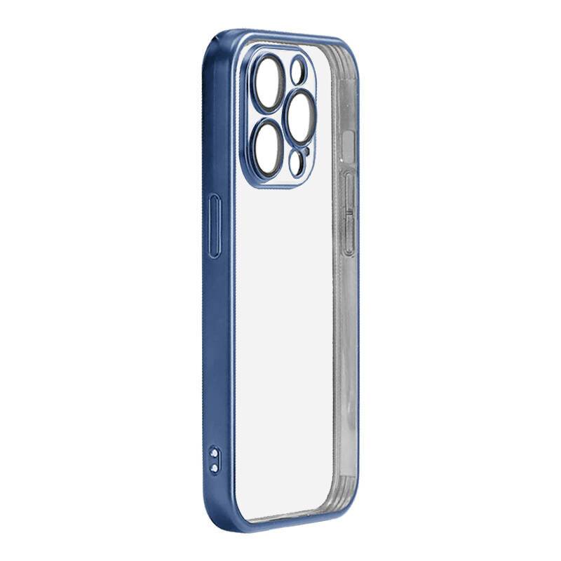 Handy-Schutzhülle Joyroom JR-15Q2 für iPhone 15 Pro (mattblau)