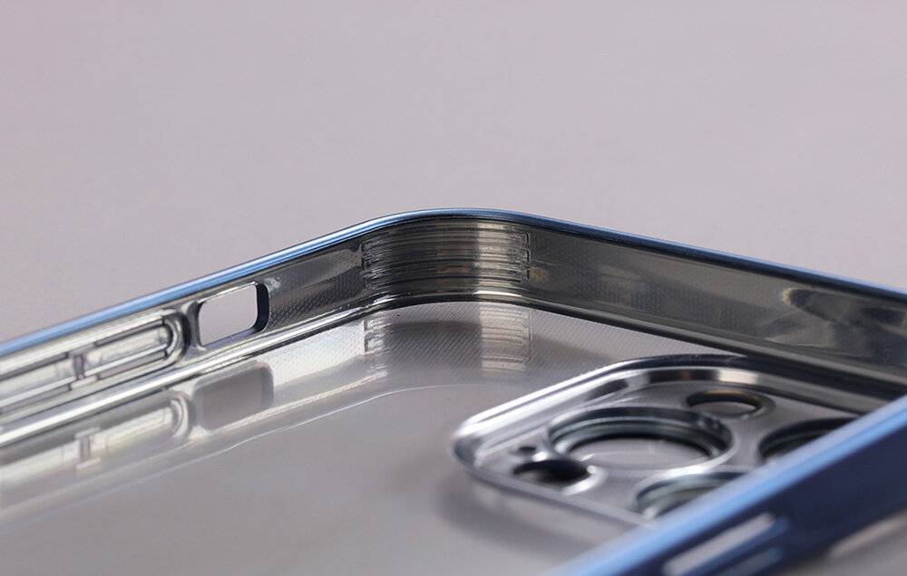 Handy-Schutzhülle Joyroom JR-15Q4 für iPhone 15 Pro Max (mattblau)