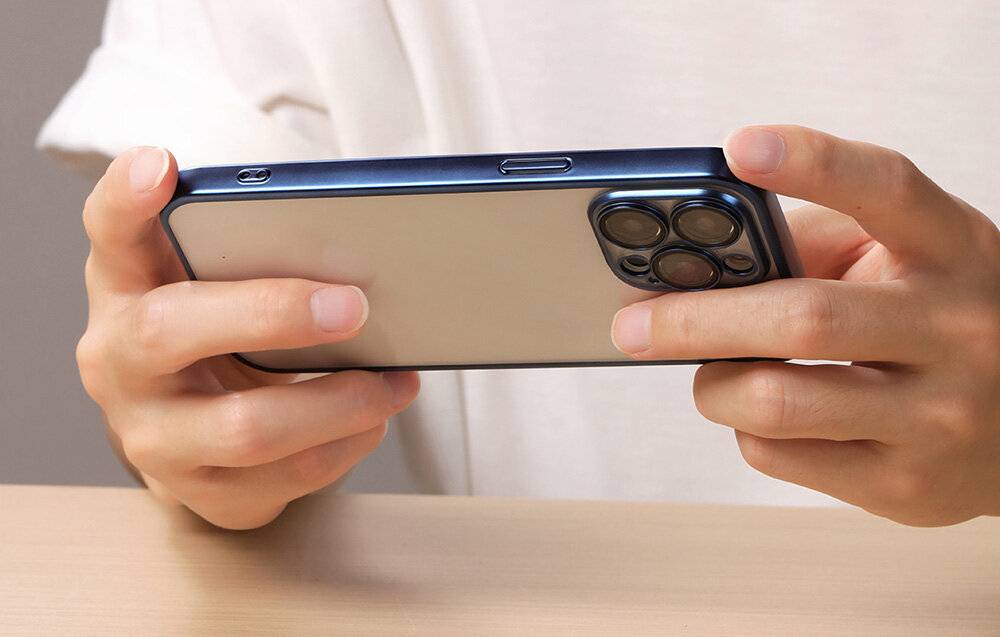 Handy-Schutzhülle Joyroom JR-15Q4 für iPhone 15 Pro Max (mattgrau)