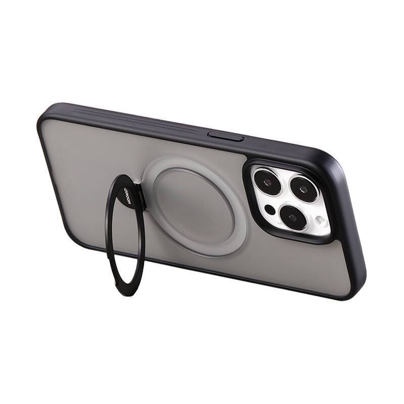 Magnetische Handy-Schutzhülle Joyroom JR-BP004 für iPhone 15 Pro Max (schwarz)