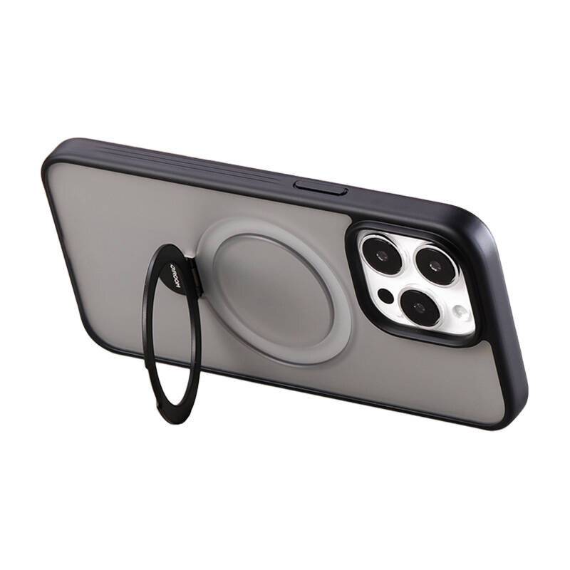 Joyroom JR-BP004 Magnetische Schutzhülle mit Halterung für iPhone 15 (Schwarz)