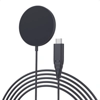 Kabelloses Ladegerät Choetech T518 15W (schwarz) Kabelloses Ladegerät Choetech T518 15W (schwarz)