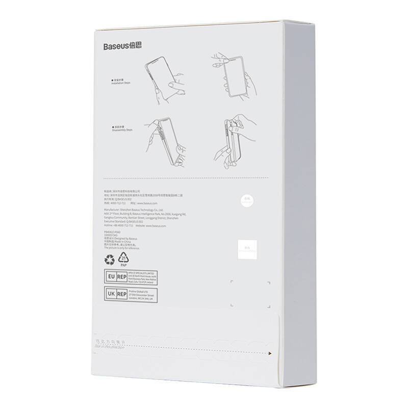 Baseus Crystal Series Magnetic Case für iPhone 14 Plus + gehärtetes Glas