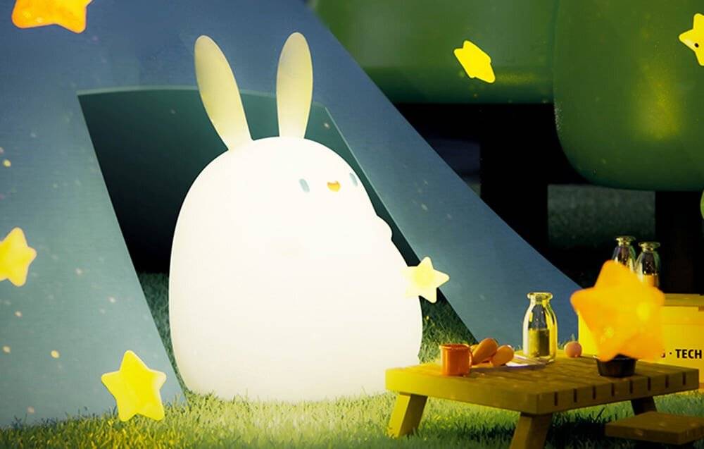 SuperFire RAB-02 Kleiner Hase Kinder-Nachtlicht