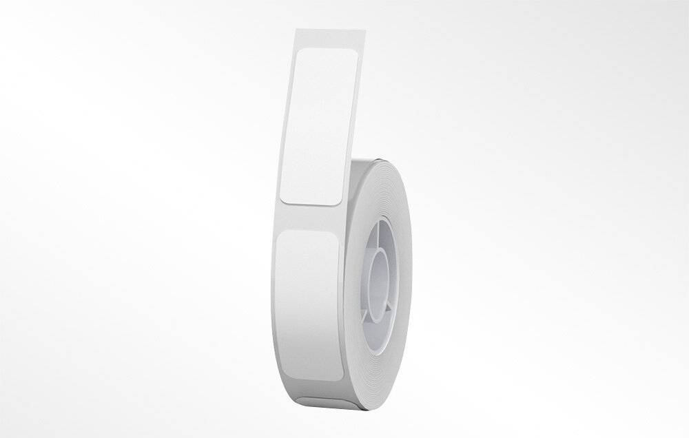 Niimbot Thermo-Etiketten Aufkleber 12x30 mm, 210 Stück (Weiß)